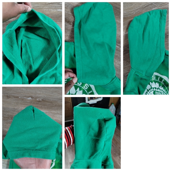 •BABY GAP BOYS GREEN DINOSAUR FOSSIL GRAPHIC HOODIE SWEATSHIRT Toddler 4 Year - Picture 9 of 9